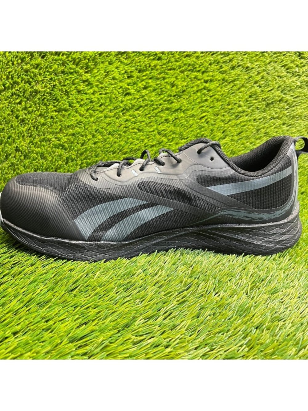 Reebok Floatride Energy 3 Adventure Mens Size 14E Black Composite Toe Work Shoes